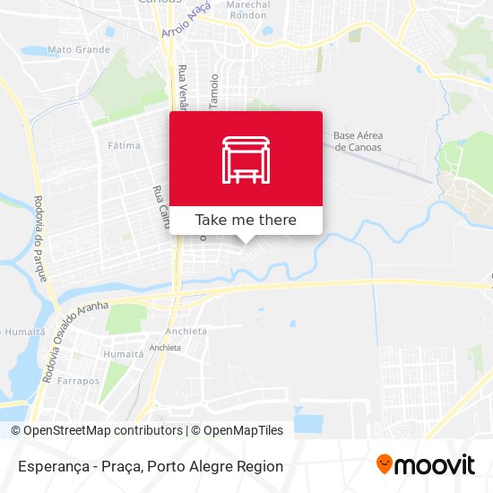Esperança - Praça map