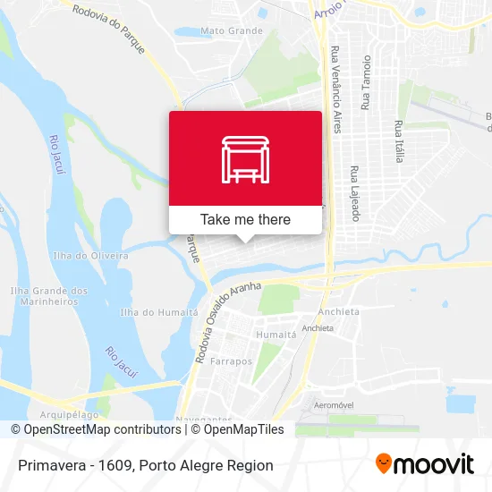 Primavera - 1609 map