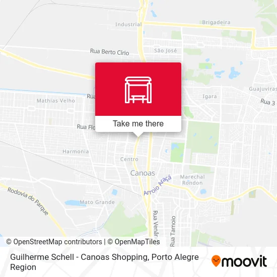 Guilherme Schell - Canoas Shopping map