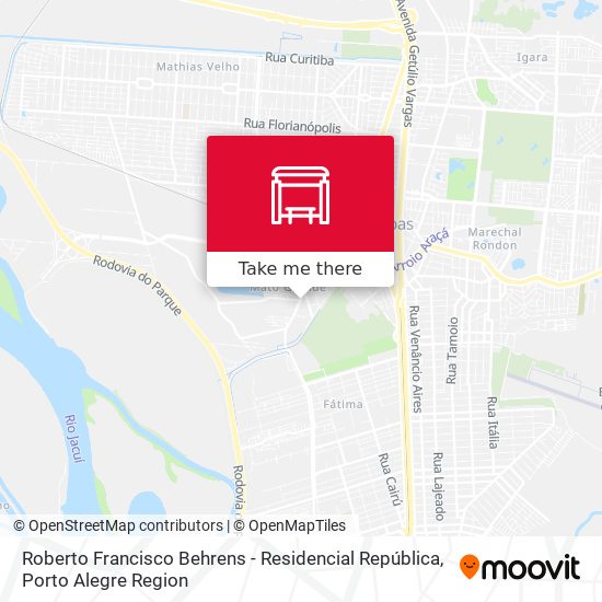 Roberto Francisco Behrens - Residencial República map