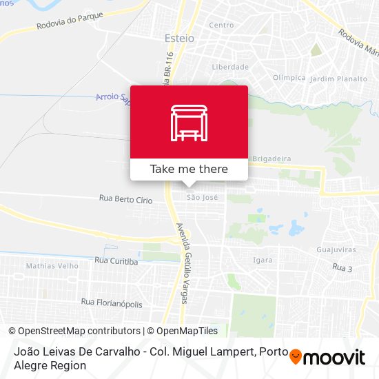 João Leivas De Carvalho - Col. Miguel Lampert map