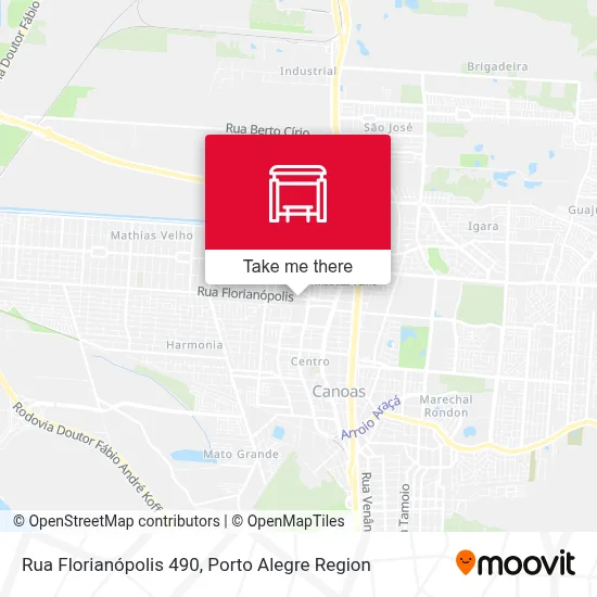 Rua Florianópolis 490 map