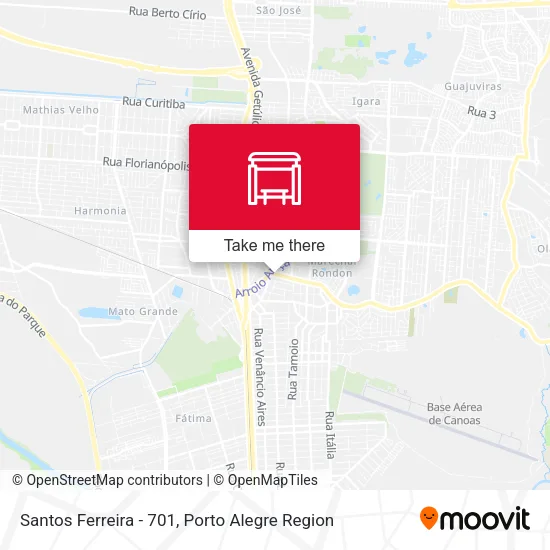 Santos Ferreira - 701 map