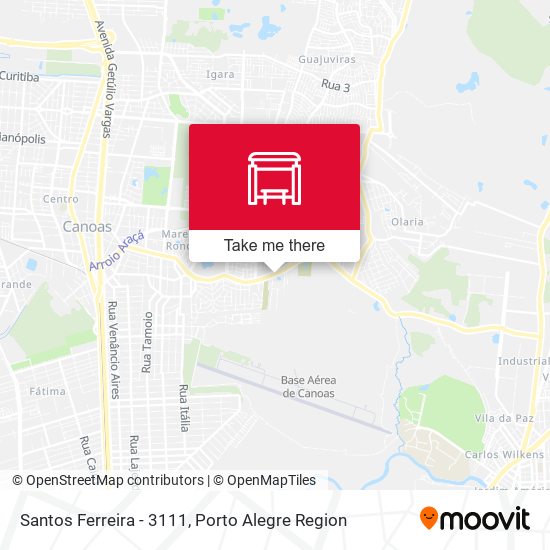 Santos Ferreira - 3111 map