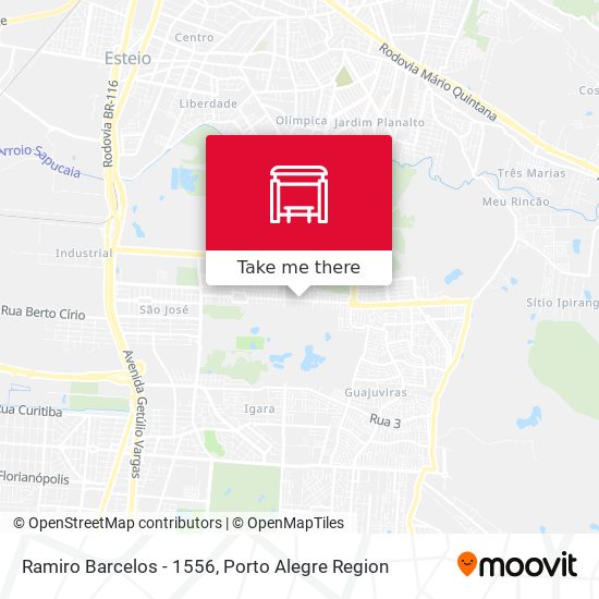 Ramiro Barcelos - 1556 map