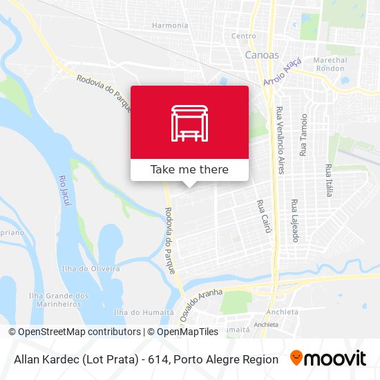 Allan Kardec (Lot Prata) - 614 map