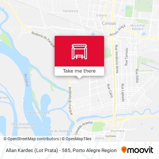 Allan Kardec (Lot Prata) - 585 map