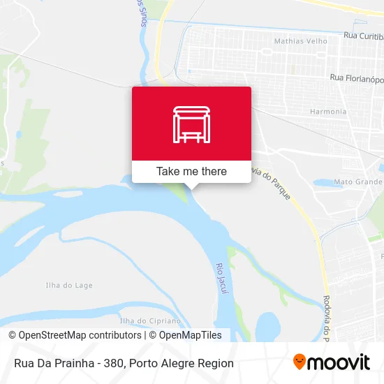 Rua Da Prainha - 380 map