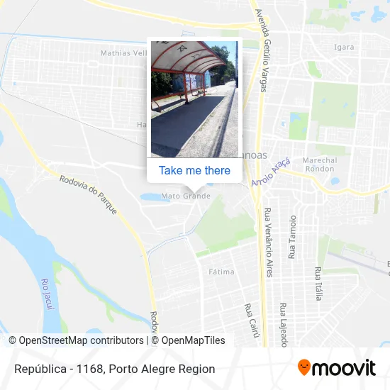 República - 1168 map