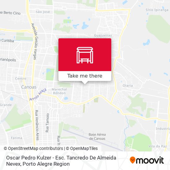 Oscar Pedro Kulzer - Esc. Tancredo De Almeida Nevex map