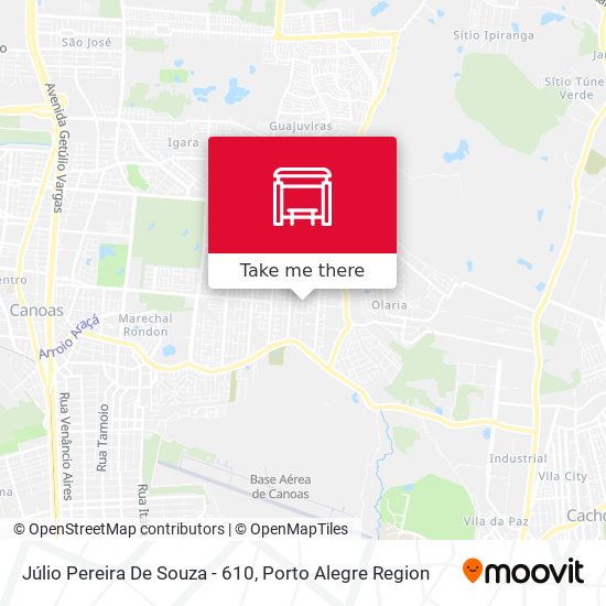 Júlio Pereira De Souza - 610 map