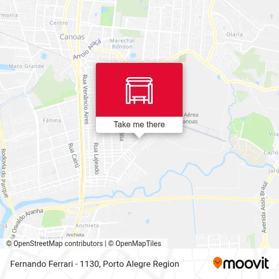 Fernando Ferrari - 1130 map