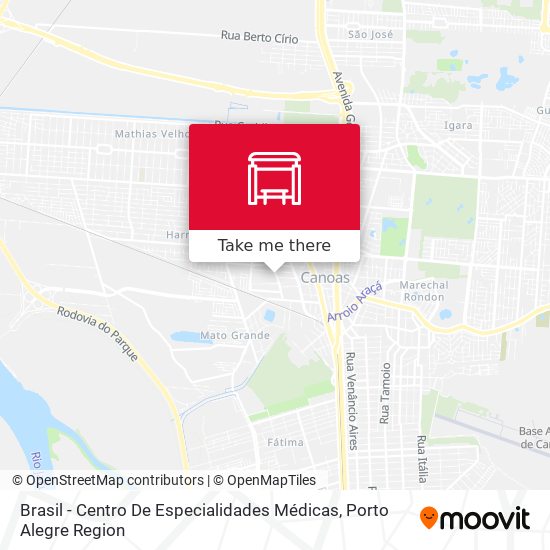 Brasil - Centro De Especialidades Médicas map