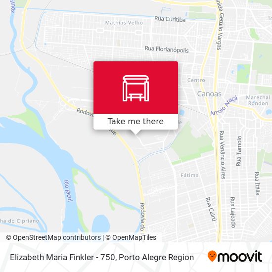 Elizabeth Maria Finkler - 750 map