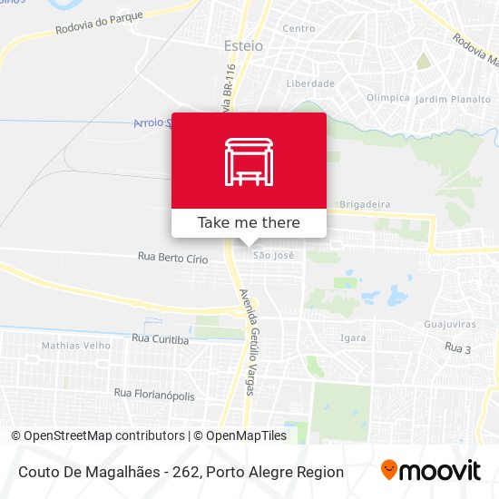 Couto De Magalhães - 262 map
