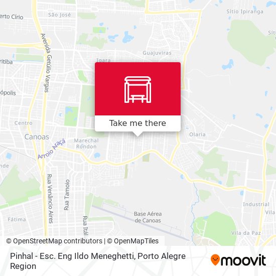Pinhal - Esc. Eng Ildo Meneghetti map