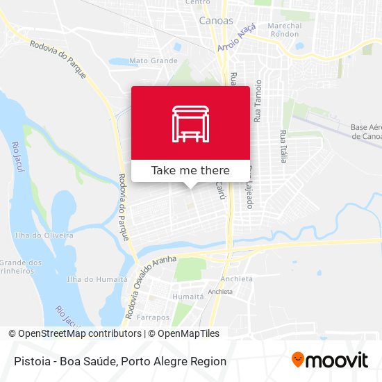 Pistoia - Boa Saúde map