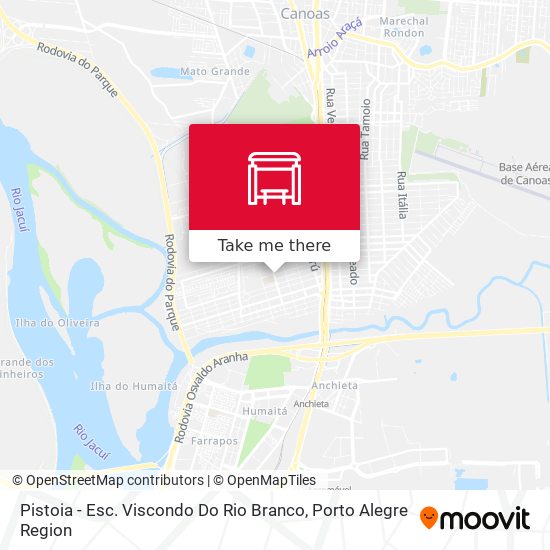 Pistoia - Esc. Viscondo Do Rio Branco map