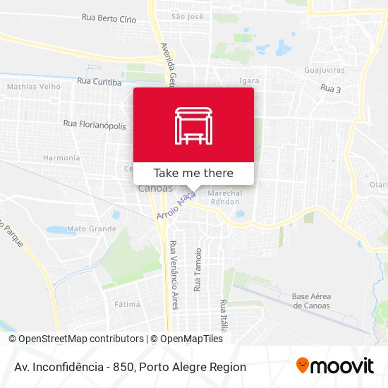 Av. Inconfidência - 850 map
