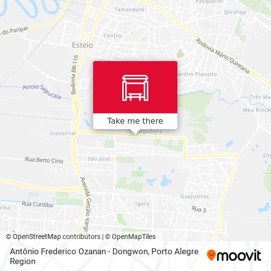 Antônio Frederico Ozanan - Dongwon map