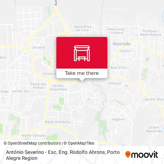Antônio Severino - Esc. Eng. Rodolfo Ahrons map