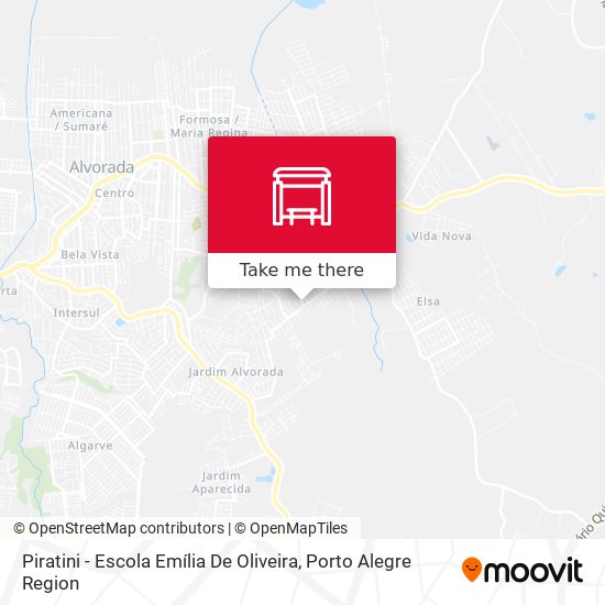 Piratini - Escola Emília De Oliveira map