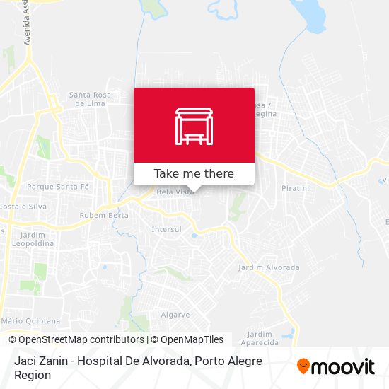 Jaci Zanin - Hospital De Alvorada map