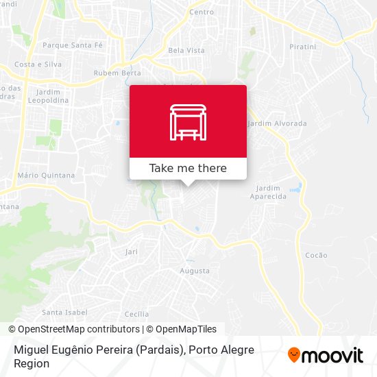 Miguel Eugênio Pereira (Pardais) map