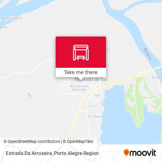 Estrada Da Arrozeira map