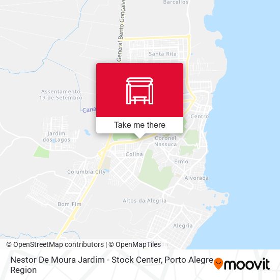 Nestor De Moura Jardim - Stock Center map