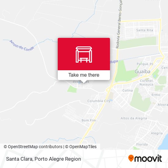 Santa Clara map