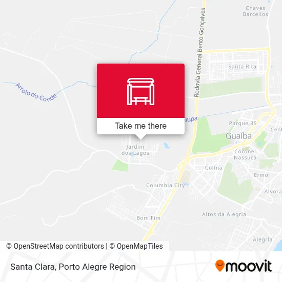Santa Clara map