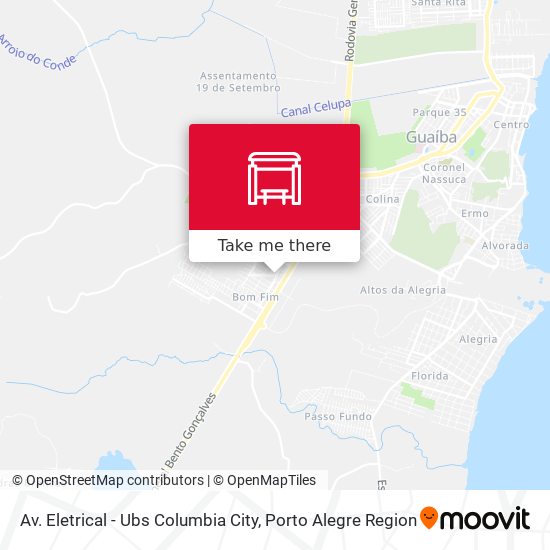 Av. Eletrical - Ubs Columbia City map
