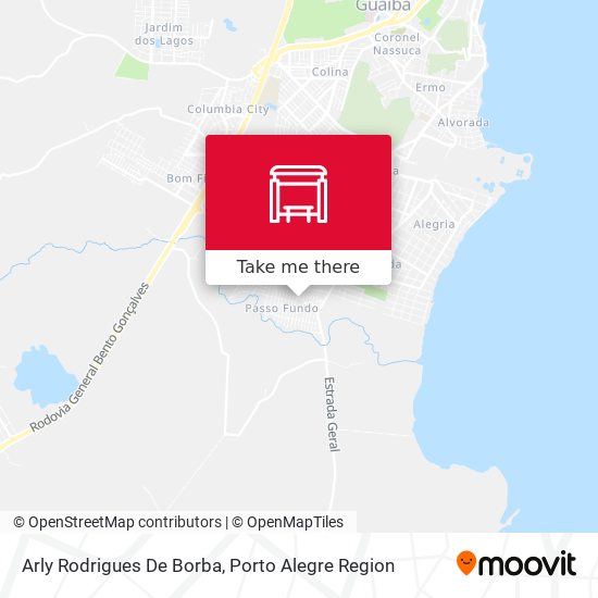 Arly Rodrigues De Borba map