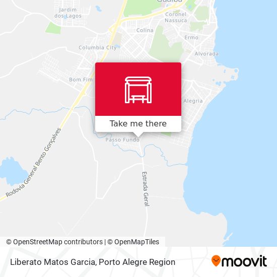 Liberato Matos Garcia map