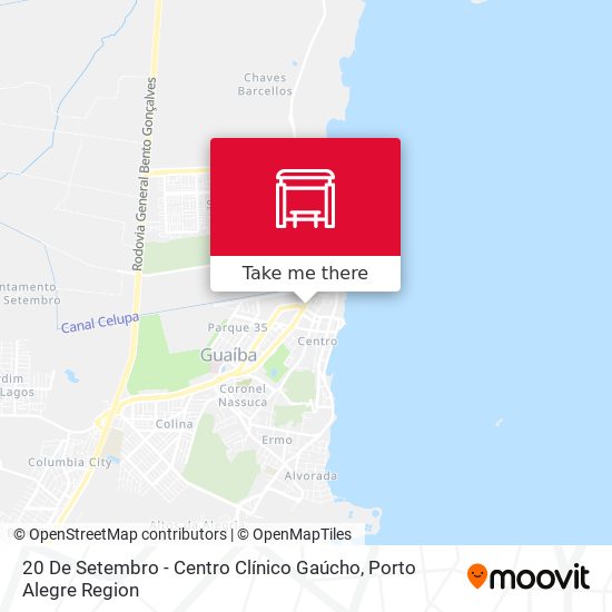 20 De Setembro - Centro Clínico Gaúcho map