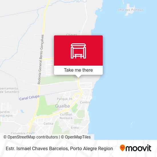 Estr. Ismael Chaves Barcelos map