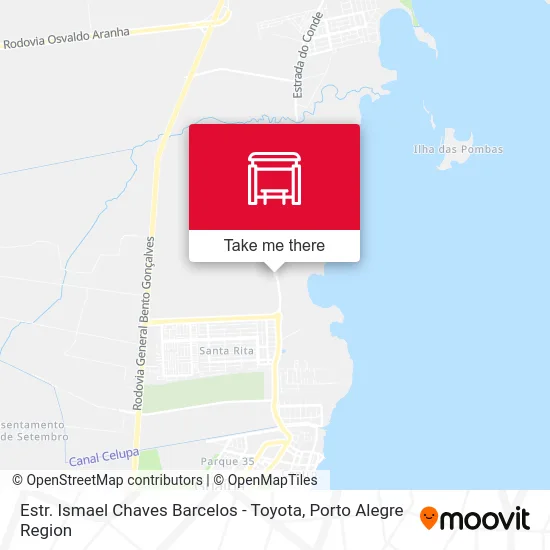 Estr. Ismael Chaves Barcelos - Toyota map
