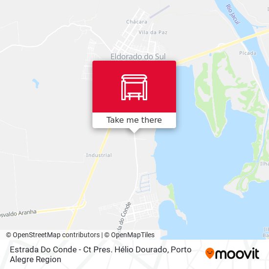 Mapa Estrada Do Conde - Ct Pres. Hélio Dourado