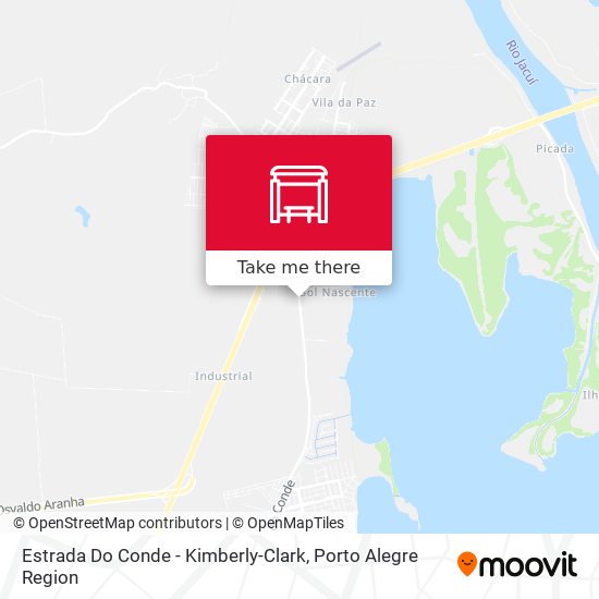 Estrada Do Conde - Kimberly-Clark map