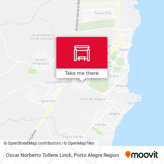 Oscar Norberto Tollens Linck map
