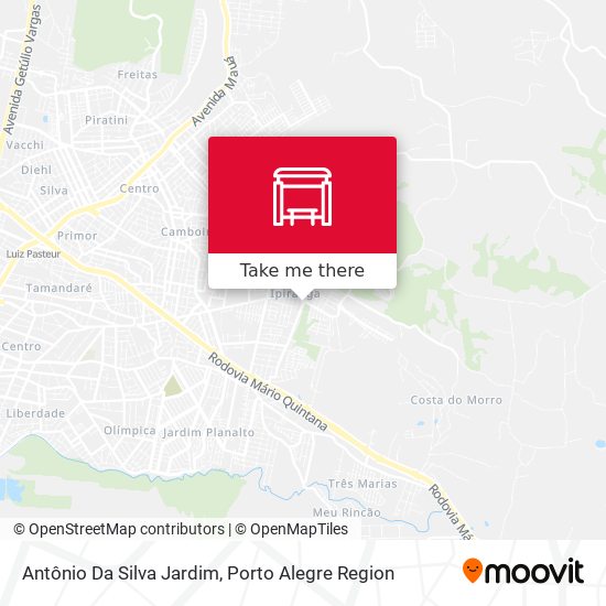 Antônio Da Silva Jardim map