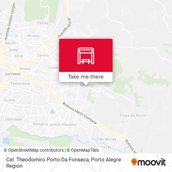 Cel. Theodomiro Porto Da Fonseca map