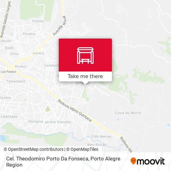 Cel. Theodomiro Porto Da Fonseca map