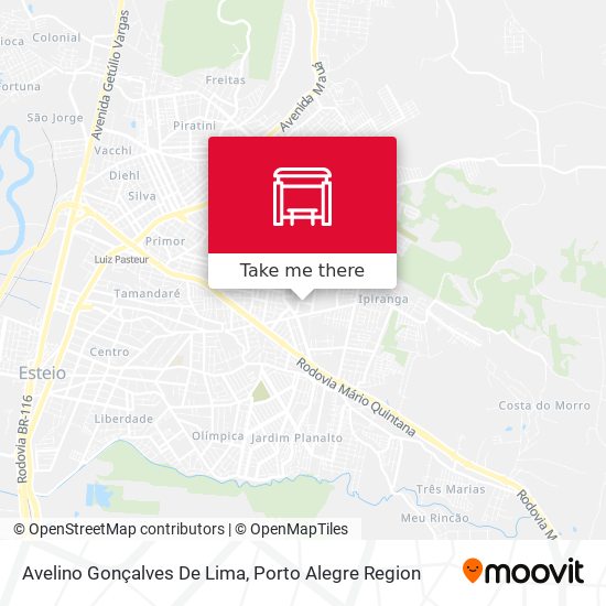 Avelino Gonçalves De Lima map