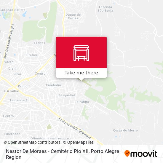 Nestor De Moraes - Cemitério Pio XII map