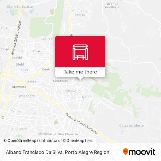 Albano Francisco Da Silva map