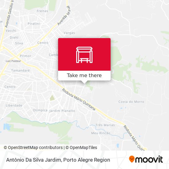 Antônio Da Silva Jardim map