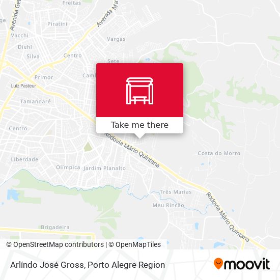 Arlíndo José Gross map