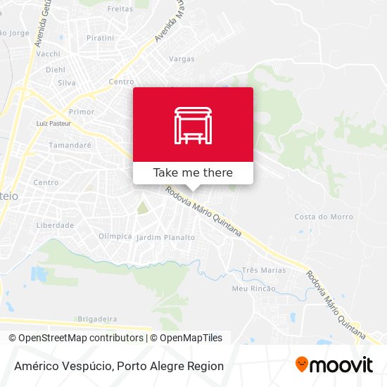 Américo Vespúcio map